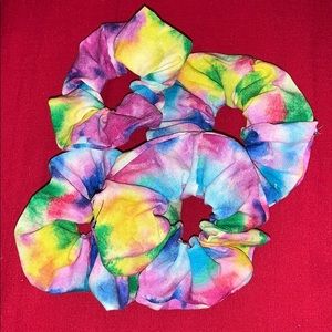 MultiColor Tie Dye Scrunchie